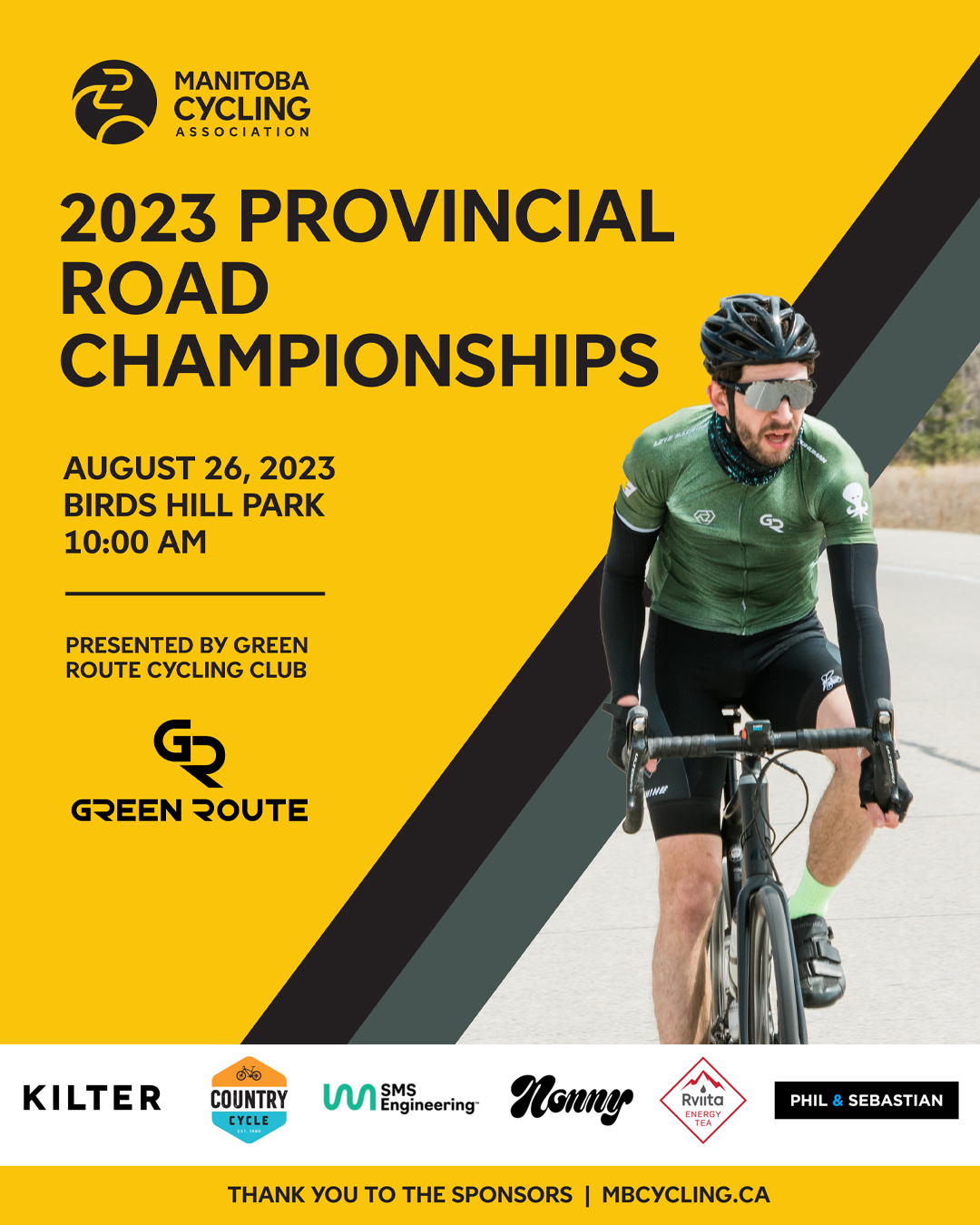 Read more about the article 2023 MCA Provincial Road Championships p/b Green Route Cycling Club